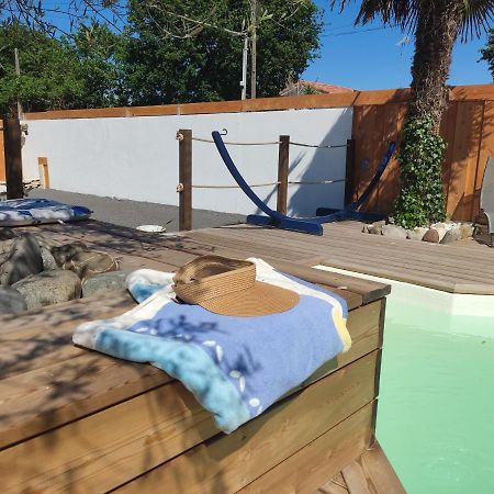 chambre indépendante avec piscine Gujan-Mestras Exterior foto