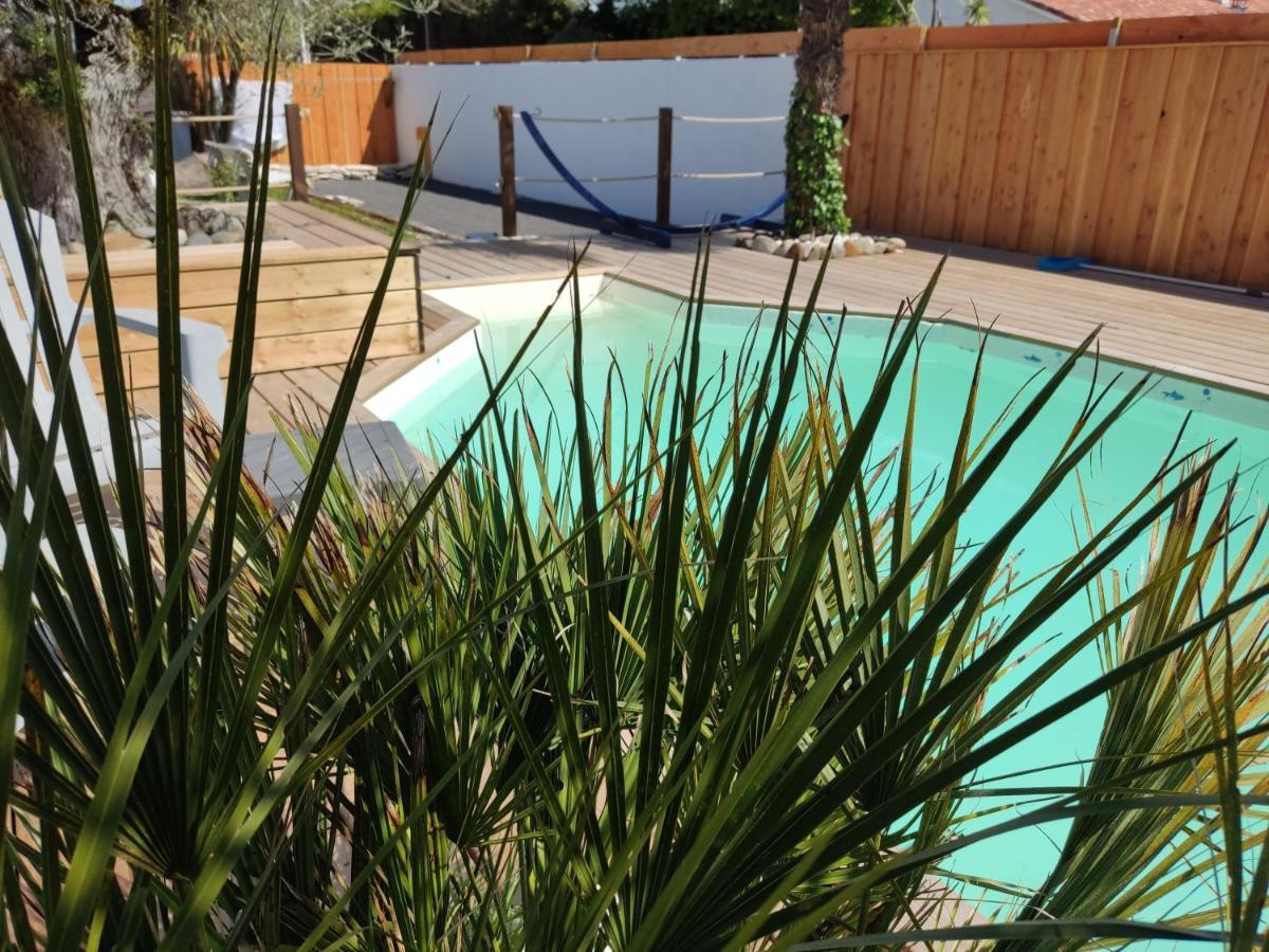 chambre indépendante avec piscine Gujan-Mestras Exterior foto