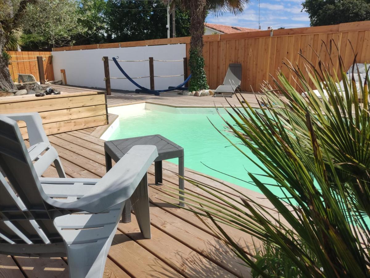chambre indépendante avec piscine Gujan-Mestras Exterior foto
